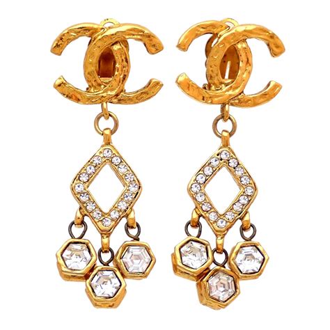 vintage chanel earings|most collectible chanel earrings.